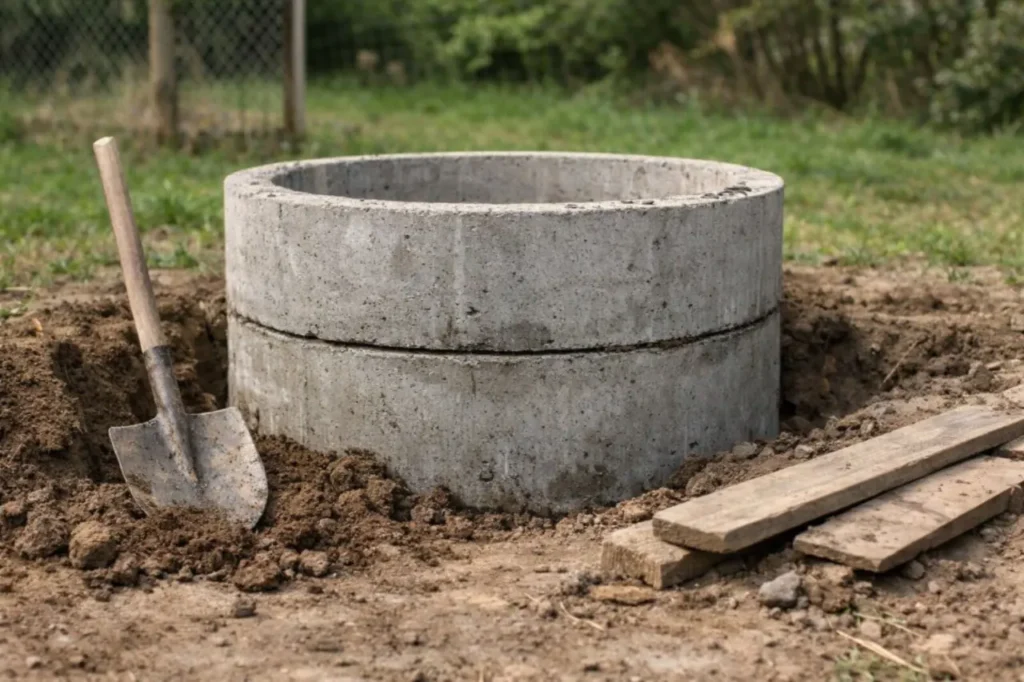 Jak daleko od granicy działki można wykopać studnię?